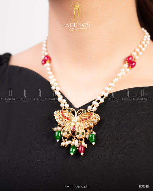 The Rang Posh Moti Haar Set